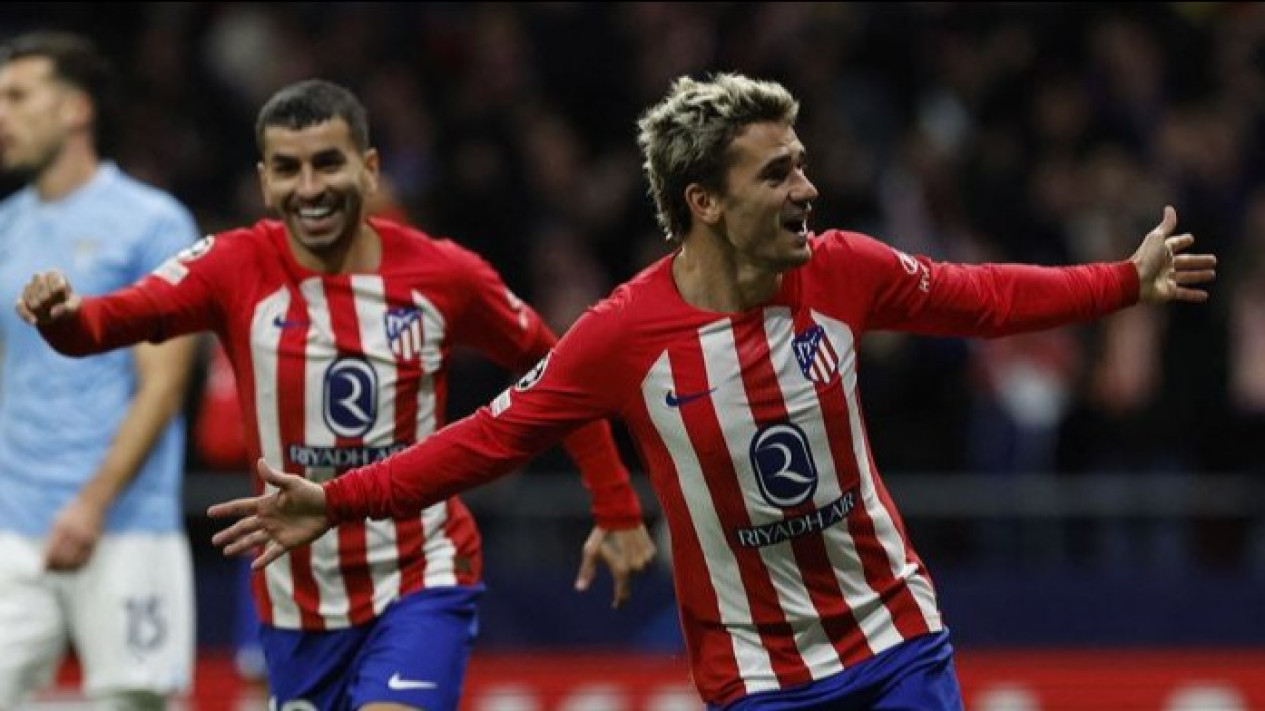 Griezmann Resmi Menjadi Pencetak Gol Terbanyak Atletico Madrid
            - galeri foto