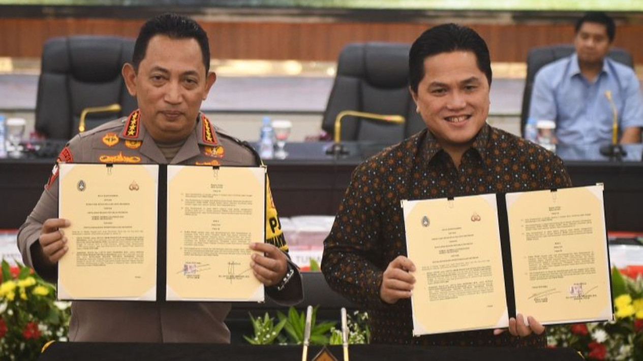 Erick Thohir Dukung Polri dalam Penangkapan Pelaku "Match Fixing"
            - galeri foto