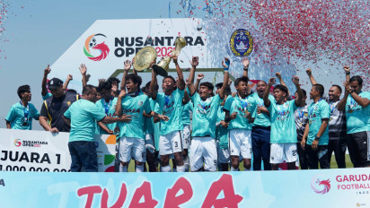 Persib Bandung U-17 Pertahankan Gelar Back To Back Nusantara Open 2023