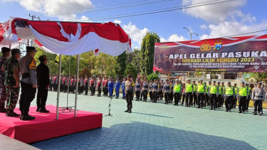 Amankan Nataru, Polresta Banyuwangi Sebar 725 Personel