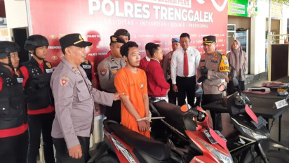 Pelaku Begal Motor Milik Panwas Desa di Trenggalek Berhasil Ditangkap saat Kabur ke Ponorogo
