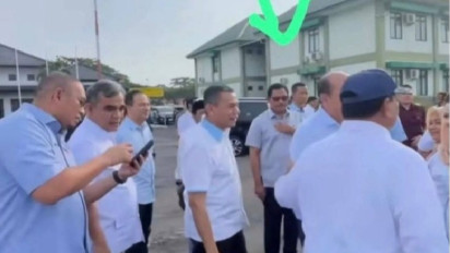 Ramai PJ Gubernur Jawa Tengah Jemput Prabowo Subianto Saat Perayaan HUT PSI, Nana Sudjana Justru Sebut Hal yang Lumrah
