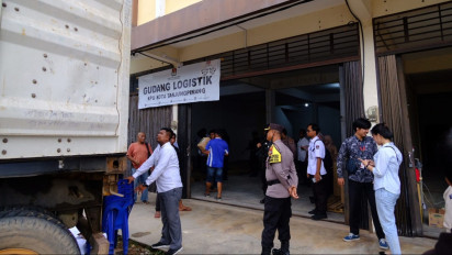 853.345 Surat Suara Pemilu untuk Tanjungpinang Tiba di Gudang Logistik