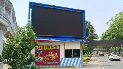 Panik Usai Viralnya Iklan Kampanye Prabowo-Gibran di Videotron Pos Polisi Semanggi, Tegas Polda Metro Jaya Sebut Netral