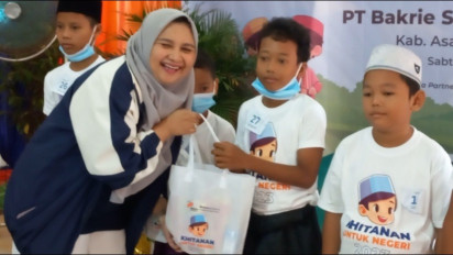 Bakrie Amanah dan PT BSP Beri Hadiah Libur Sekolah dengan Khitan 100 Anak Kurang Mampu dan Dhuafa