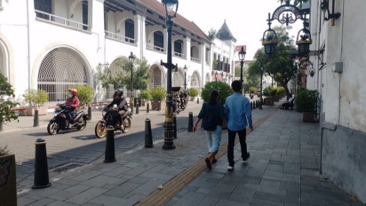 Libur Natal dan Tahun Baru, Kota Lama Tetap Jadi Magnet Utama Wisatawan di Semarang