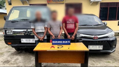 Tiga Pelaku Komplotan Pencurian Pikap L300 Diciduk Petugas dari Lokasi Berbeda