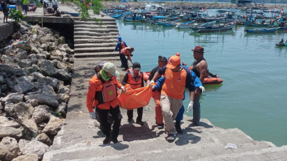 Pasca 4 Hari Pencarian, Jenazah Nelayan Korban Laka Laut di Tulungagung Ditemukan