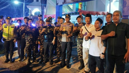 Betuk Toleransi, Berbagai Organisasi Pemuda Ikut Amankan Ibadah Malam Natal di Manado
