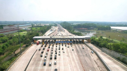 Sebanyak 329 Ribu Kendaraan Tinggalkan Jakarta via GT Cikampek Utama