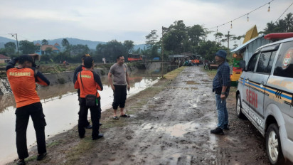 Terbawa Arus Sungai Tuntang yang Meluap, Seorang Pemancing di Kab.Semarang Hilang