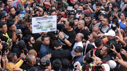 Anies Kampanye ke Pasar Flamboyan Kalbar, Ini Teriakan Aspirasi Pedagang dan Konsumen