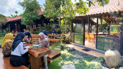 Nikmati Libur Nataru di Waroeng Kae Ujungpangkah, Tawarkan Nuansa Jawa Tempo Dulu