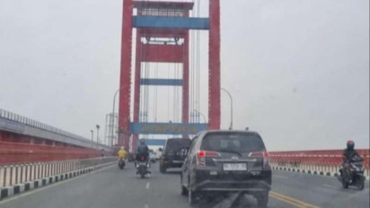Jembatan Ampera Palembang Ditutup Saat Malam Pergantian Tahun