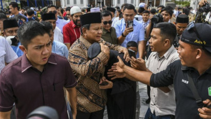 Prabowo Komentari Kasus Penembakan Relawannya