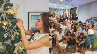 Dikira Pindah Agama, Begini Potret Wulan Guritno saat Rayakan Natal jadi Sorotan