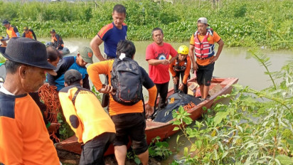 Pemancing yang Hanyut di Sungai Kedung Ringis Kab. Semarang Ditemukan Meninggal Dunia