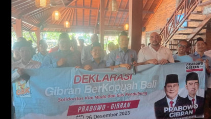Di Kandang PDIP, TKD Prabowo-Gibran Bali Optimis Raup 50 Persen Suara Pilpres di Bali