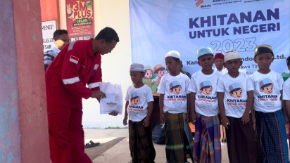 Bakrie Amanah Gelar Khitanan untuk Negeri 2023 bersama Kangean Energy Indonesia Ltd