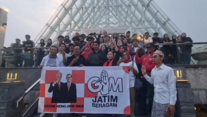 Lepas 3 Merpati Putih, Jatim Beragam Deklarasi Dukung Ganjar - Mahfud