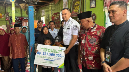 BPJS Ketenagakerjaan Bayarkan Manfaat Petani di Sijunjung yang Meninggal Tersambar Petir