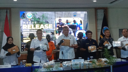 BNN Jabar Musnahkan Puluhan Kilogram Narkoba Hasil Pengungkapan Kasus Sepanjang 2023 