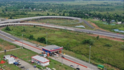 Libur Nataru, 134.986 Pengendara Lintasi Jalan Tol Kayuagung - Palembang 