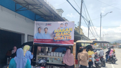 Galang Simpati dan Dukungan, TKD Prabowo Gibran Lumajang Gelar Makan Gratis Serempak di 21 Kecamatan