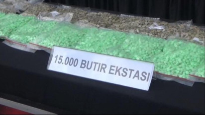 Hendak Beredar di Malam Pergantian Tahun, Satresnarkoba Polrestabes Medan Gagalkan Peredaran 15.000 Butir Ekstasi