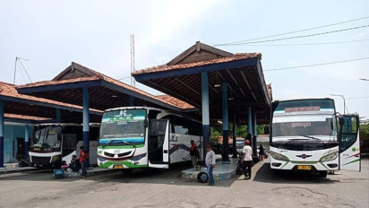 Libur Nataru 2023, Terminal Bus Ronggosukowati Pamekasan Alami Lonjakan Penumpang