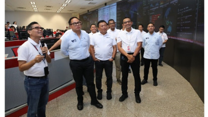 Jelang Akhir Tahun 2023, Wamen BUMN Kunjungi Posko TelkomGroup SIAGA NARU 2023/2024