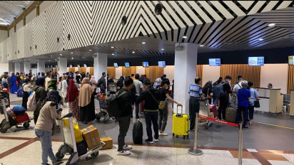 Lebih dari 400 Penumpang Lalu-lalang Melalui Bandara Juanda Selama Libur Nataru