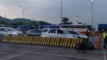 Hingga Hari Kelima Setelah Natal, Pengendara Masih Ramai Lalui Pelabuhan Merak