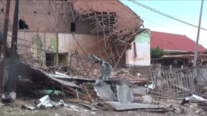 Mortir Meledak Hingga Merusak Rumah Warga, Petugas Gegana Polda Jatim Temukan Barang Bukti Tiga Selongsong Peluru