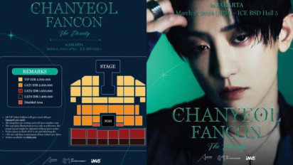 Chanyeol EXO Gelar Fancon di Indonesia, Simak Seat Plan dan Harga Tiketnya