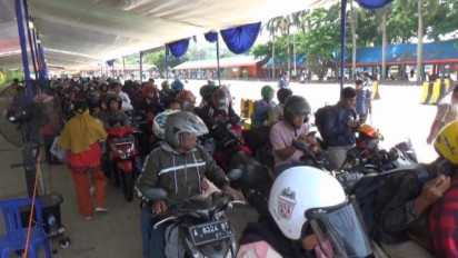 Pemudik Sepeda Motor Melalui Pelabuhan Bakauheni Melonjak 110 Persen pada Libur Nataru 2024