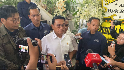 Takziah ke Rumah Rizal Ramli, KSP Moeldoko Sebut Kehilangan Teman yang Kritis