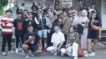 Jadi Relawan Ganjar, Young Lex Kampanye di Solo