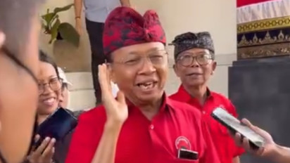 I Wayan Koster Bungkam Usai Diperiksa Polda Bali