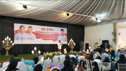 Ratusan Guru Madin di Kabupaten Lumajang Deklarasi Dukung Prabowo-Gibran