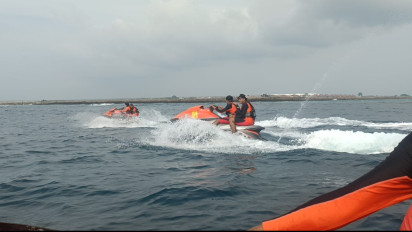 Dua WNA Terseret Arus di Pantai Kuta, Satu Orang Masih Hilang