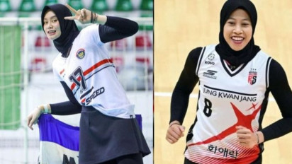 Megawati Hangestri dan Wilda Nurfadhilah Atlet Voli Indonesia yang Disorot Dunia Berkat Mengenakan Jilbab