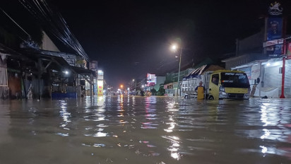 Sungai Babakan Meluap, 4 Desa di Kecamatan Ketanggungan Brebes Terendam Banjir