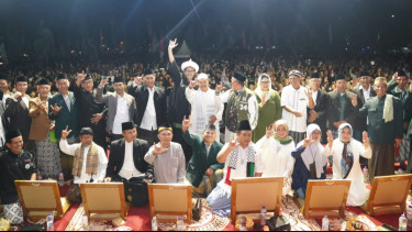 Sholawat Kebangsaan, Warga Solo Doakan Ganjar-Mahfud Jadi Presiden Dan Wapres