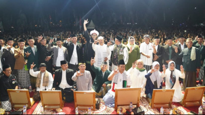 Sholawat Kebangsaan, Warga Solo Doakan Ganjar-Mahfud Jadi Presiden Dan Wapres