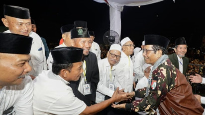 Mahfud MD Didaulat Jadi Anggota Kehormatan Banser PCGP Ansor Demak