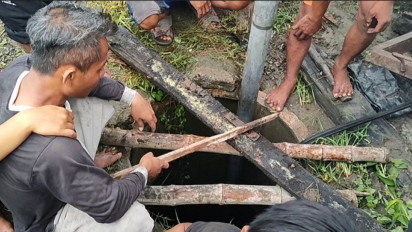 Petani di Madiun Tewas  Saat Perbaiki Mesin Disel Pompa Air di Dalam Sumur Sawah Akibat Keracunan Gas