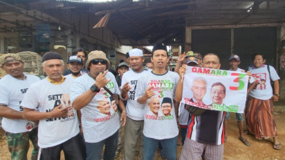 Dekati Pedagang, Relawan Gamara Optimis Ganjar-Mahfud Unggul di Pilpres 2024