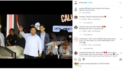 Usai Debat Capres, Kolom Komentar Instagram Prabowo Dibanjiri Simpati Netizen: Jadilah Tinggi Tanpa Menjatuhkan