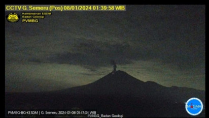 Gunung Semeru Kembali Erupsi dengan Tinggi Letusan Capai 2 KM